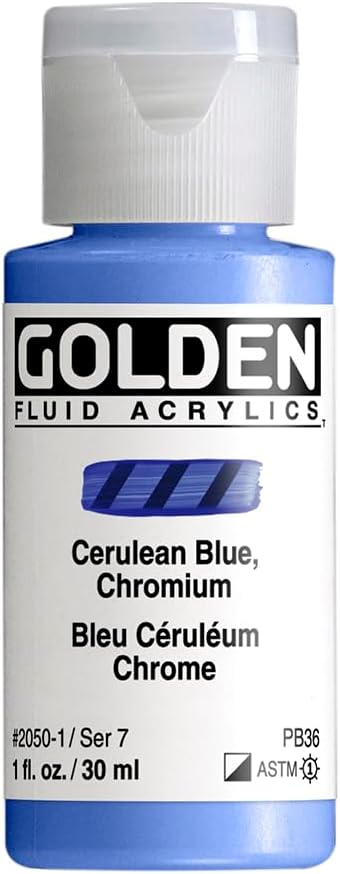 FLUID ACRYLIC PAINT VIR GREEN 1OZ